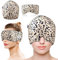 my novel things 2 Stück Migräne Maske und Augenmaske Kühlend, Migräne Kühlmaske, Migraine Relief Cap, Kopfschmerzen Kühlmaske, 360° Gel Surround Kühlpads zur Linderung von Migräne Kopfschmerzen, Druck