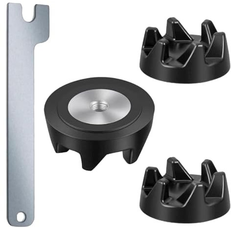 VZU 3x Kupplung 9704230 Ersatzteile für KitchenAid Modellen KSB52, KSB5, 5KSB52, 5KSB5, Blender Coupler Ersatzteile für Kitchen Aid, Inklusive Montageschlüssel
