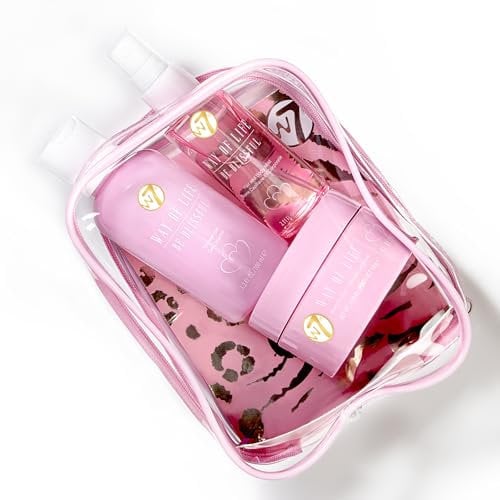 W7 VAY CAY Be Blissful - Travel Size Skincare Set | Hand Luggage Essentials: Shower Gel & Body Wash, Body Butter & Body Mist | Energising & Hydrating Body Care for Glowing Skin