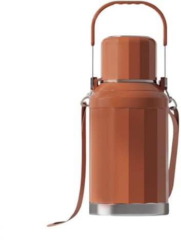 Stainless Steel Pitcher | Insulated Tea Pot | Thermal Coffee Carafe | Large Capacity Pitcher | Hot Water Flask Leak Proof And Spill Resistant Design For Water Drinks Tea Coffee