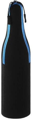 2.5mm Thick Neoprene Wine Bottle Sleeves with Zippers Closure, for Most 750mL Champagne and Wine Bottles
