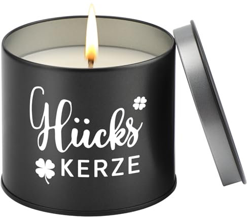 PRSTENLY Geburtstagsgeschenk für Männer-Glückskerze-Duftkerzen Geschenk zur Geburt für Mann Freund Papa Bruder Sohn, Beste Freundschaft Geburtstag Geschenk, Vatertag,Weihnachtsgeschenke