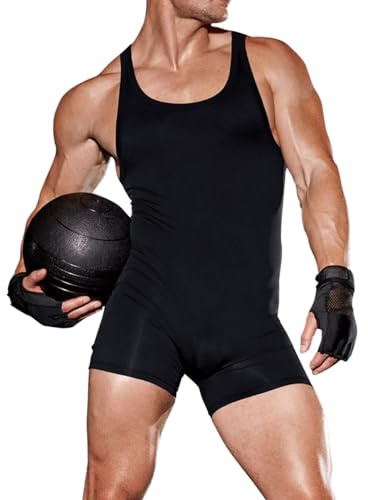 palglg Herren Sport-Unterhemd Aktiv-Tanktops Einteiler Trainings-Unterhemd für Zuhause Yoga Training Bodybuilding