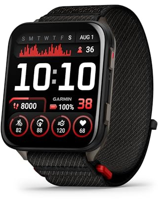 Garmin Venu X1 Smartwatch GPS da 51 mm, AMOLED, batteria da 8 giorni, torcia a LED, nero (Ricondizionato)