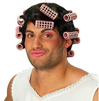 Rubies Deutschland 5 4204 - Perücke Lockenwickler