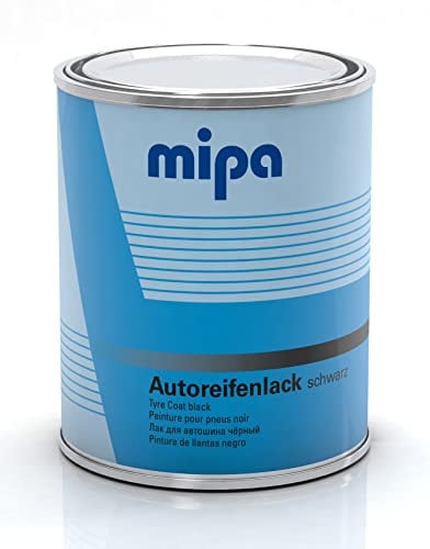 MIPA Autoreifenlack schwarz 1 Liter 246410001 Autoreifen Auffrischung