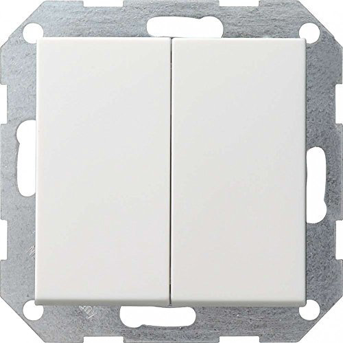 Gira 018003 Schuko Steckdose Schraubklemmen System 55, reinweiß