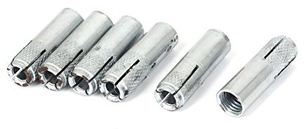 sourcing map 6 Stück M10 Innengewinde Erweiterung Schraubenmuttern Hülsenanker 38mm x 12mm DE de