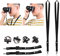 Set of 4 Camera Quick Install Tripod Mount Screws, 2 Lanyards and 2 Wrist Straps - For a Fast and Secure Connection to Your Camera - Adjustable Wrist Straps - Lanyards with Detachable Buckle