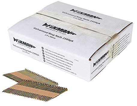 Fixman 672632 - Clavos galvanizados (2,9 x 50 mm, 2500 unidades)