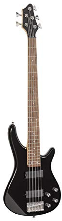 Soundsation GUNBARREL-5 BK - Basso Elettrico 5 Corde Con Pick Up Al Ponte E Al Manico