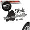 Kiwistar - Autoaufkleber - Baden-Württemberger Stolz - Mattschwarz - 24x12cm - Heckscheibe Auto Aufkleber wetterfest für Kfz LKW Mofa Truck - Sticker außen selbstklebend Tuning Zubehör für Fenster