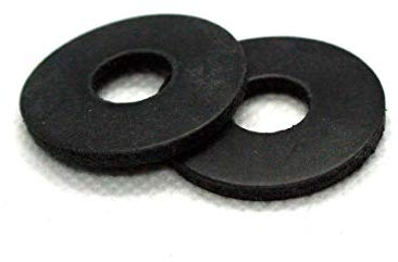 Lot de 10 rondelles en caoutchouc noir M6 x 25 mm, M8 x 25 mm ou M10 x 30 mm (M8 x 25 mm)