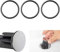 Anillo de sellado de goma flexible para tapón de fregadero, set de 3, Ø exterior 38mm, Ø interior 32mm, junta de tapón de ducha de Ø 40mm, repuesto para tapones de baño, Reparación de tapón de desagüe