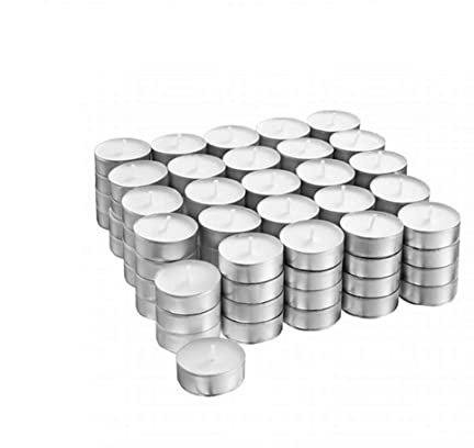 Teelichter unbeduftet weiss 500/1000 Stück 4 Stunden 38 mm Brenndauer ideal auch für Gastronomie, Dekoration, Feste Licht Kerzen Teelichte (500)
