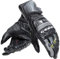 Dainese Druid 4 Gloves Motorradhandschuhe Sport Racing Handschuhe Leder, BLACK/CHARCOAL-GRAY/FLUO, M