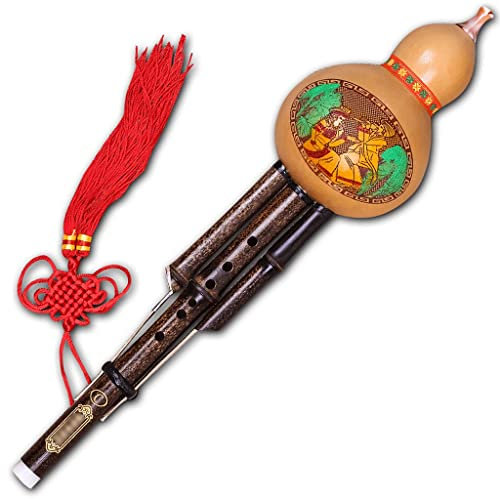 Mobkid Hulusi Musikinstrumente Zizhu Abnehmbare Hulusi Ethnische Musikinstrumente Studenten Erwachsene Und Anfänger Lernen Geschenke (Color : Yellow, Size : B Flat)