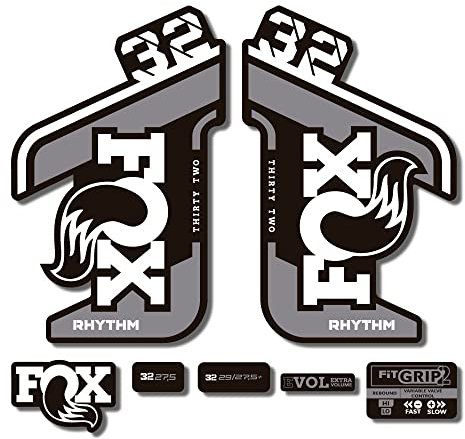 Adesivi compatibili con forcella bici Fox 32 Rhythm 2021