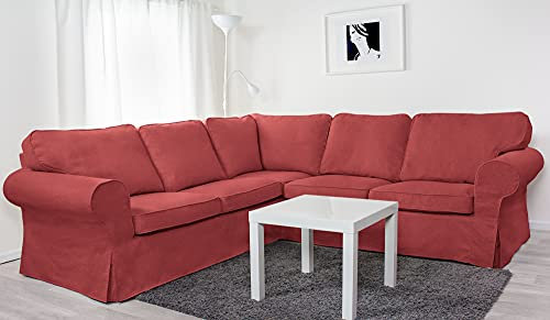 Dagra Bezug für 4er-Ecksofa Ektorp (Red A08)