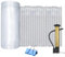 Bubble Cushioning Wrap Roll packing, Packaging Air Bags for Breakables transportation, Shipping Supplies for online store，moving wrapping plastic roll (M: 11.8inch *164Feet)