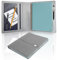 OOKU A4 Travelers Notizbuch-Hülle, kompatibel mit Rocketbook Fusion Briefgröße, intelligentes wiederverwendbares Notizbuch, Panda-Planer, Wave, Everlast | 21,6 x 28,9 cm Tagebuchhülle mit