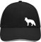 Huuraa Cappy Mütze Fuchs Silhouette Geschenk Black/Light Grey Fuchs Präsent