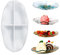 Epoxidharz Silikonformen Silikonform Gießform Tablett Resin Untersetzer, Obsttablett Harzformen, Epoxidharz Formen Tray Dish Molds Mold Teller Resin Harz Casting Formen Teetablett Untersetzer - Oval