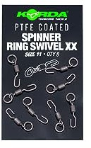 Korda PTFE Spinner Ring Wirbel XX Größe 11, 8 Stück