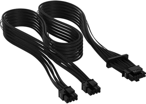 Corsair Premium Individually Sleeved Type-5 12+4 Pin PCIe 5.0 12VHPWR 600W PSU Cable - Black