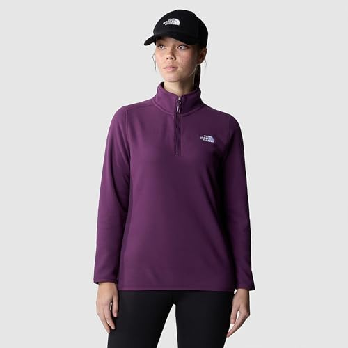 THE NORTH FACE 100 Glacier Sweatshirt Black Currant Purple XL