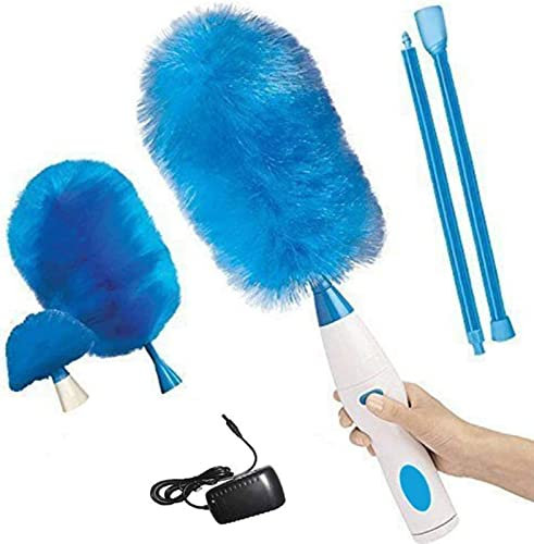 Plumero eléctrico Spin Dust 360° Hurricane Spin Cepillo de Limpieza colector de Polvo cargable