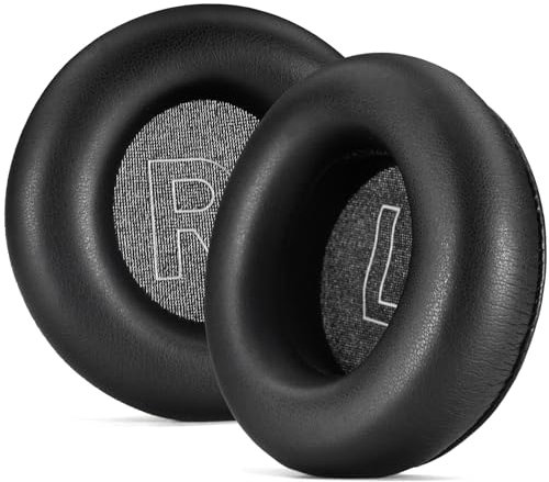 JOYSOG Ohrpolster für B&O Beoplay H4 H6 H7 H9 H9i HX H9 Gen 3 Kopfhörer-Ohrenschützer, Ersatz mit Geräuschunterdrückung, Schwarz