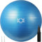 KK Exercise Ball Anti-Burst Gym Ball, Fitness Ball For Yoga, Pilates Training, Swiss Ball With Hand Pump (Blue: 55CM)