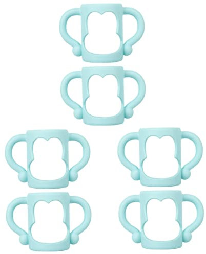 TOYANDONA 6stücke Babyflaschen Handgriffe Rutschfestes Design Für Trinken Schutz Flasche Für Neugeborene Und Kleinkinder