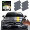 Nano Sparkle Tuch,6 Stück Auto Kratzer Original Nanosparkle Tuch Nano Sparkle Cloth Autoreinigung für Reparatur von leichten Kratzfarben