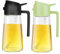 SWEET VIEW 470 ML Spray Pour Huile et Distributeur d Huile, Huile d'olive Distributeur verseur pour, Cuisine,Friteuse d'air,Salade, Barbecue (Noir, vert)