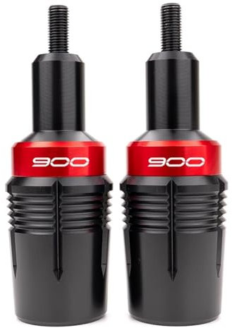 ZESIDIMO für Kawasaki Z900 Z900SE Z900RS Z 900 2017-2025 2024 2023 Motorradzubehör Sturzpads Rahmenschutz Motor Fallschutz (Rot)