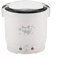 Gsycle 1L 12V 100W Electric Portable Rice Cooker, Multifunctional Food Steamer, Car & Home Use, White