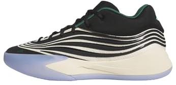 Adidas Unisex Dame X Basketball Sneaker, Black/Warm Vanilla/Blue Burst, 10 UK