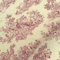 Tissu Toile de Jouy Tissé Teint d'Ameublement 100% Coton - au Mètre - 3 coloris 250g/m² Largeur 150cm Pour Tentures Murales Rideaux Tapisseries de Canapés (Rose)