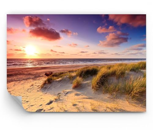 ARTTOR Papier Peint Panoramique Standard - mer plage dune - 200x140 cm - Revêtement mural décoration Moderne Décoration Wallpaper Design Tableaux Muraux Photo Salon Chambre - WF1AA200x140-3540