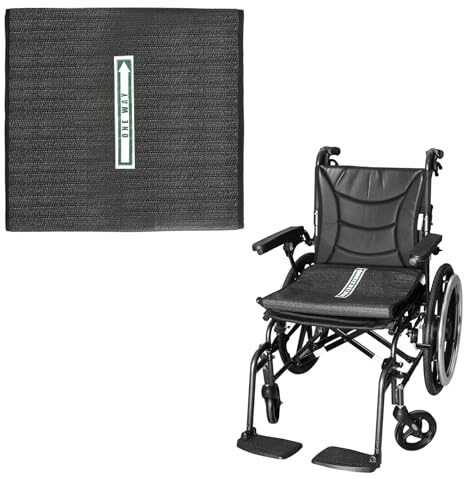 EHUCONWIB One Way Tubular Slide Seat Cushion - Non-Slip Fall Prevention Pad for Elderly/Disabled Use on Wheelchairs, Chairs, Beds, and More - 17x17