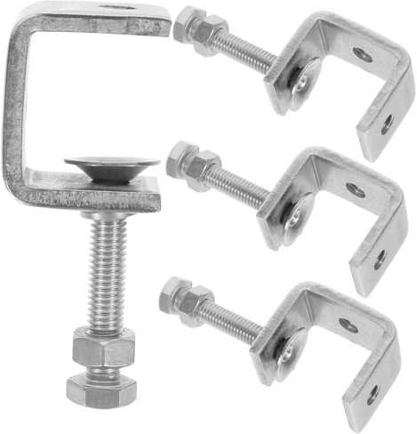 BESTYASH 2Stücke C Klemme aus Robuste Schraubzwinge für Holzarbeiten Heimwerkerwerkzeug Hohe Klemmkraft Langlebig Zuverlässig für Schwere Beanspruchungen