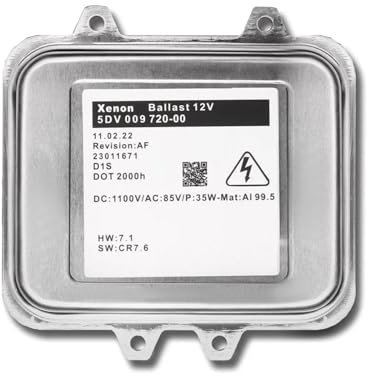 Vorschaltgerät Xenon HID Scheinwerfer Vorschaltgerät 5DV 009 720-00 Steuergerät Modul 5DV00972000, für Opel, für Insignia 2008-2014 Xenon Vorschaltgerät