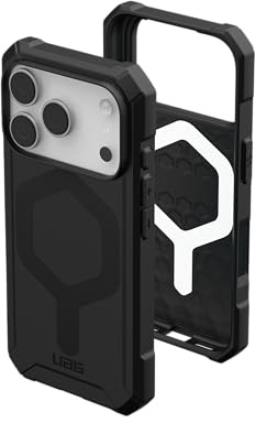 URBAN ARMOR GEAR Essential Armor MS iPhone 18 Pro / 17 Pro Hülle | Passgenau | 4,6m Fallschutz| Magnetmodul | Erhöhte Ränder | Alle Ports erreichbar | Wabenstruktur für extra Stabilität