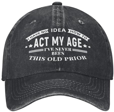BGFUO Birthday Vintage Cotton Baseball Cap for Men Birthday Retired Gift Caps for Dad Grandad Uncle Husband Brother Friends Teachers