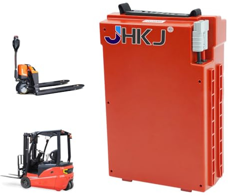 JHKJ 24V 20Ah 30Ah 40Ah Elektro-Hubwagen LiFePO4 Lithium-Batterie 48V 15Ah 20Ah Transporter Elektro-Gabelstapler Akku,24v 20ah