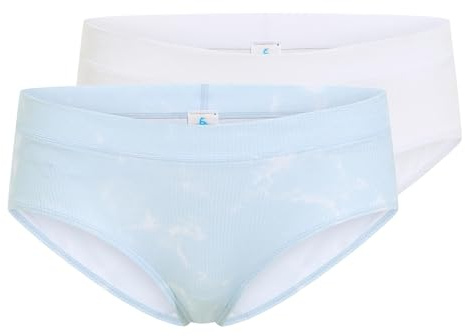 Odlo Active Light Graphic 2 Pack Panty Damen hellblau - Baby Blue - new White M