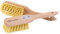 BawiTec Stielbürsten Reinigungsbürsten Schrubberbürsten Handbürsten Harte Borsten weiche Borsten Holzbürsten Verschiedene (gelb 2X 26,5cm)