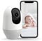 nooie Babyphone mit Kamera, Babyphone Kamera WLAN Indoor 360, Baby Monitor with Camera, Video Babyphone mit Handy App, 1080P HD Nachtsicht, Gegensprechfunktion, Kompatibel mit Alexa